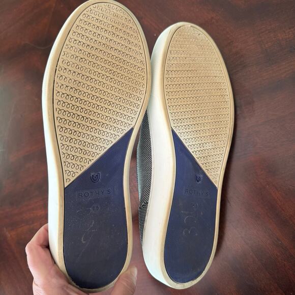 Rothy's The Slip On Anchor Knit Fabric Casual Low Top Sneakers Women’s US‎ 9.5 - Picture 4 of 10